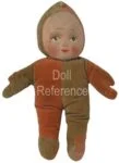 1950s Chad Valley cloth stockinette doll