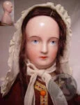 China Head Antique 1836+ Dolls 7 1850's China head doll Biedermeier or bald head