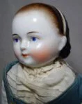 China Head Antique 1836+ Dolls 10 1860's China Head Doll Alice in Wonderland hairstyle