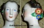 China Head Antique 1836+ Dolls 14 1860's China Head Doll Morning Glory hairstyle