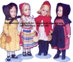 de Angeli Hedwig 1938+ dolls 14" tall