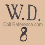 Wilhelm Dehler doll mark WD