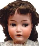 ca. 1910 Cuno & Otto Dressel doll with flirty eyes face 25"