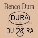 Dura Porcelain company doll mark Benco Dura, DU 28 RA