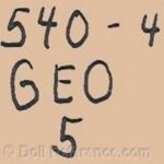 Gebrüder Eckardt doll mark 540 GEO