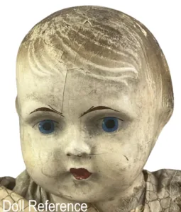 ca. 1916 Eegee composition molded hair 16" doll