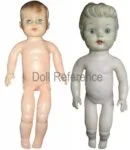 1956 Eegee One Piece body Boy doll, 16"