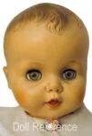 1959 Eegee Baby Carrie 24" doll