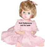 1963 Eegee Baby Tandy Talks doll 20" tall