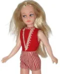 1963+ Eegee Lil Sister doll 9 1/4" tall