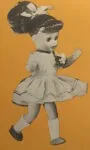 1963 Eegee Shelley doll 8" tall
