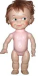 1963 Eegee Stone Age Baby doll 13" tall Flintstone clone