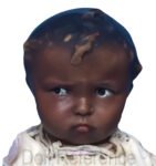 Black Dolls 1890+ Antique to Vintage Identified 6 1915 Effanbee black Grumpy doll 11" tall