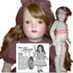 Effanbee F & B Dolls Identified 1910s USA 9 ca. 1921 Effanbee Mary Jane doll 20" tall