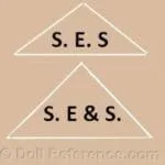 Stephan Erhart doll mark S.E.S, S.E. & S.