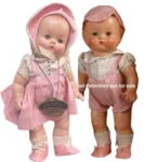 1947 Eugenia Janie and Johnnie dolls
