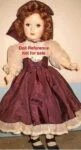 1948 Eugenia Personality Pla-Mate Carol or Carolyn doll, 18"