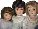1948 Eugenia Personality Pla-Mate dolls Kathy, Sandra, Roberta doll faces 
