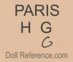 French doll mark Paris HG