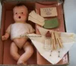 1932 Freundlich Drink n' Wets nursing 8" doll set
