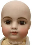 Francois Gaultier 1860+ Antique Bisque Dolls French 3 gaultier francois 22 bebe doll face f10g