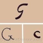 Gera Porzellanfabrik doll marks G, C owned by Greiner