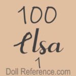 German Antique Mystery Unidentified Doll Mold and Size Numbers 7 German doll mark 100 Elsa