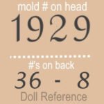 German doll mark mold 1929, on back 36-8