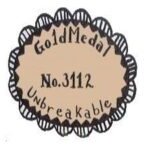 German doll mark Gold Medal No. 3112 Unbreakable label