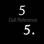 German Antique Mystery Unidentified Doll Mold and Size Numbers 5 German doll mark 5 5. on a black doll