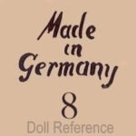 German Antique Mystery Unidentified Doll Mold and Size Numbers 6 German doll mark Made in Germany 8