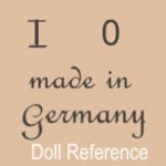 German doll mark I 0 made in Germany