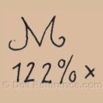 German doll mark M 122 0/0 x