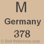 German doll mark M Germany 378 5/0