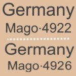 German doll mark Germany Mago - 4922, Mago - 4926