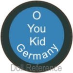 German bisque doll mark O You Kid Germany label