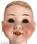 Goebel 1879+ Antique Bisque Dolls German 5 ca. 1912 Goebel B7 character doll 22" face