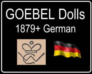 Goebel 1879+ Antique Bisque Dolls German 1 Goebel antique dolls