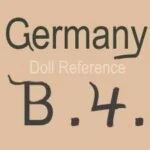 Goebel 1879+ Antique Bisque Dolls German 12 William Goebel doll mark Germany B4