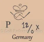 Goebel 1879+ Antique Bisque Dolls German 14 William Goebel doll mark crown symbol WG P 12/0 X Germany googly eyes