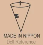 Haber Brothers doll mark cone symbol Made in Japan