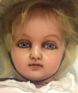 1900s Hambley's wax poured doll 19" face