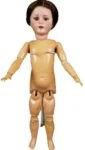 Max Handwerck 1899+ Antique Bisque Dolls Identified German 3 ca. 1900+ Max Handwerck doll mold 283 body