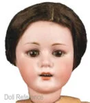 Max Handwerck 1899+ Antique Bisque Dolls Identified German 2 ca. 1900+ Max Handwerck Bebe Elite bisque doll head 20"