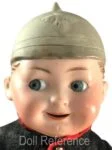 Max Handwerck 1899+ Antique Bisque Dolls Identified German 8 1915 Max Handwerck German googly doll face marked Elite 2 D