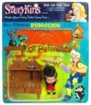 Hasbro 1967+ Storykins Vintage Dolls Identified USA 8 1967 Hasbro or Palitoy Storykins #8712 Pinocchio doll