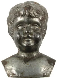 Metal 1861+ Antique Doll Makers Brand Names Identified 1 Heller 1904 Metal head Diana doll