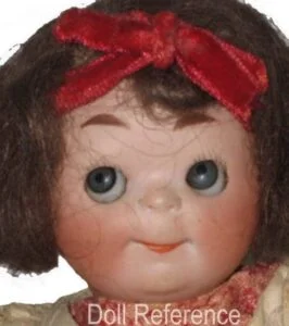 Ernst Heubach Antique Bisque Dolls 1887+ German 1 ca. 1915 Ernst Heubach doll mold 322 googly eyed girl doll