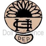 Her German Antique Doll Makers and Marks Information 7 Gebruder Heubach doll mark sunburst symbol GH