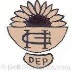 Gebruder Heubach Doll Marks, Mold Numbers Identified German 3 Gebruder Heubach doll mark sun burst symbol GH